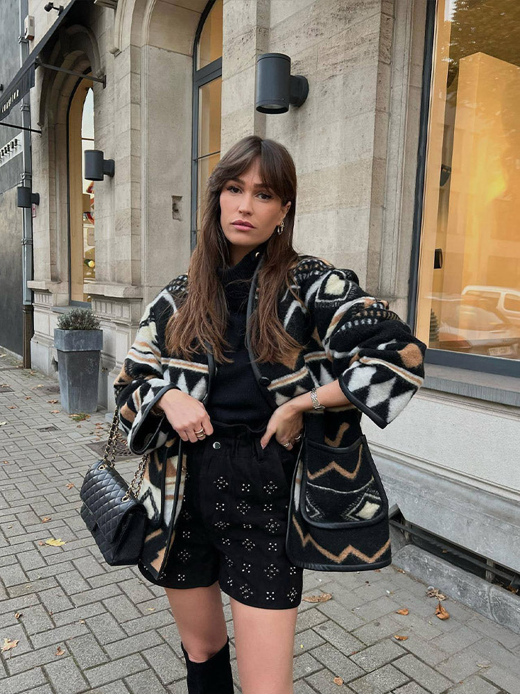 Manteau Court Avec Coupe Moderne pour Femme | Idéal pour L’Automne