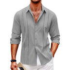Chemise À Manches Longues Unie Pour Homme | Idéale Pour Un Usage Quotidien Et Formel