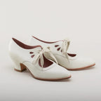 Escarpins À Lacets Avec Bride Et Talon Bas Pour Femmes | Idéal Pour Les Occasions Quotidiennes Et Habillées