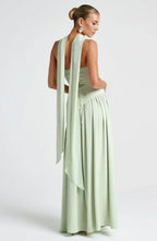 Robe Maxi Asymétrique Avec Design À Une Épaule Pour Femme | Idéale Pour Mariages Et Soirées