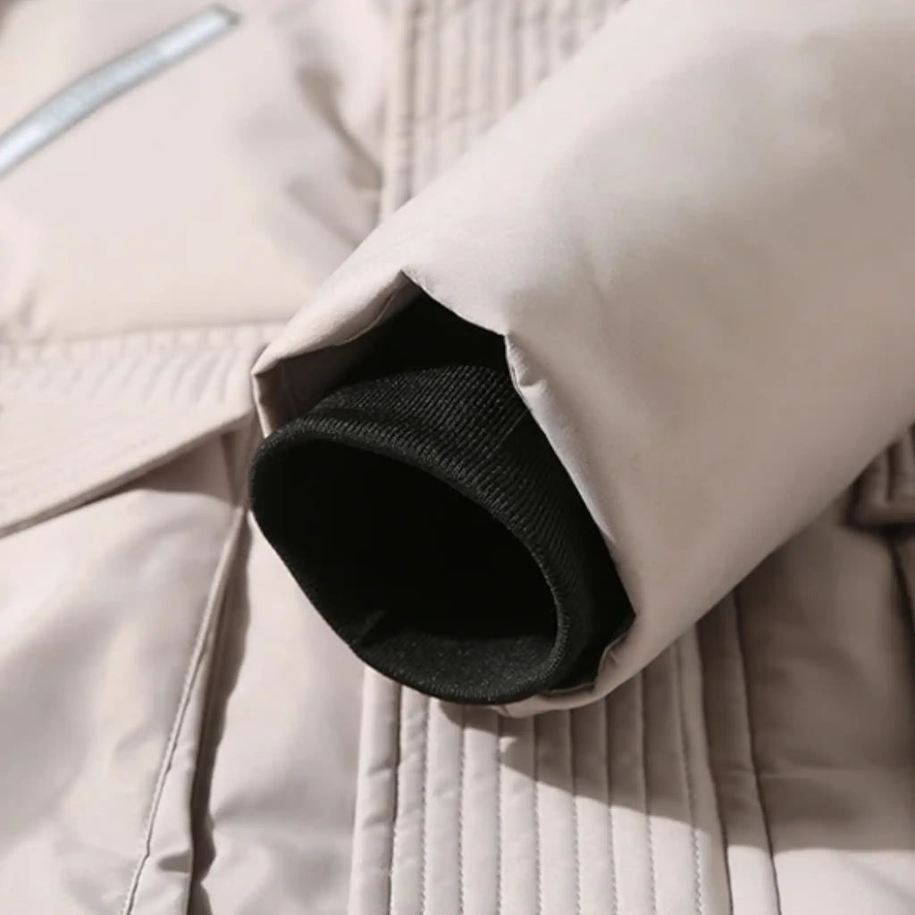 Parka Longue avec Capuche et Poches Fonctionnelles pour Homme | Idéal pour la Saison Hivernale