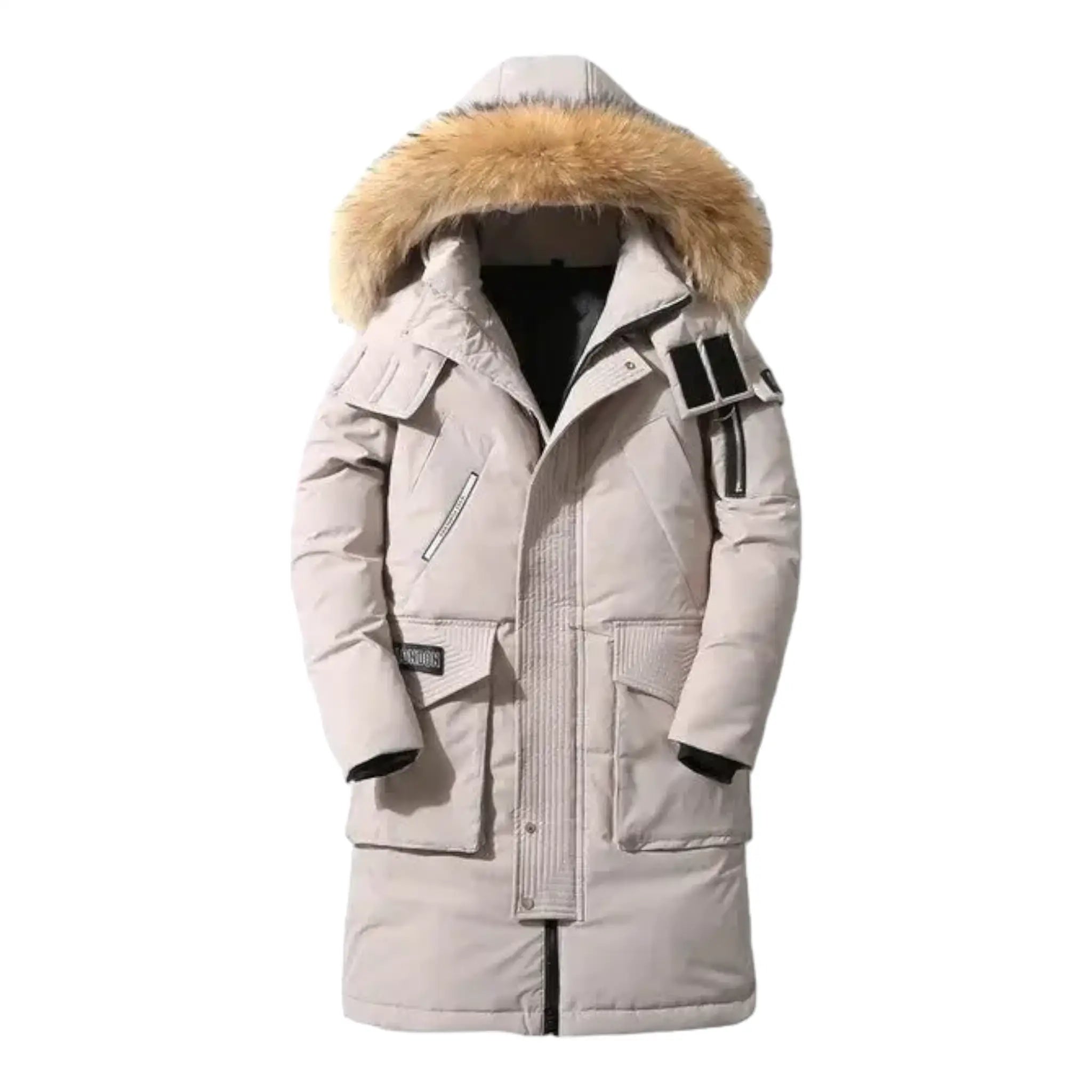 Parka Longue avec Capuche et Poches Fonctionnelles pour Homme | Idéal pour la Saison Hivernale