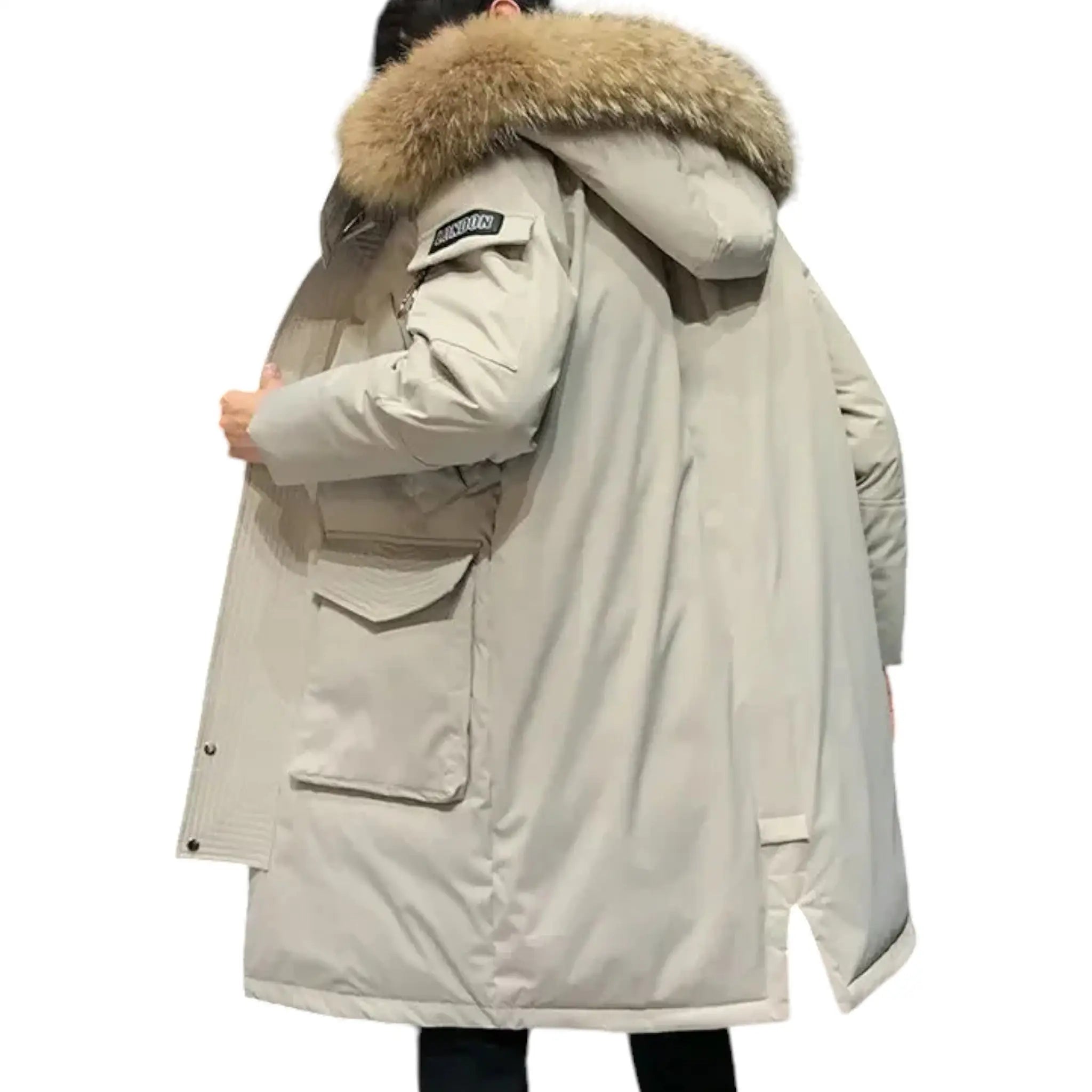 Parka Longue avec Capuche et Poches Fonctionnelles pour Homme | Idéal pour la Saison Hivernale