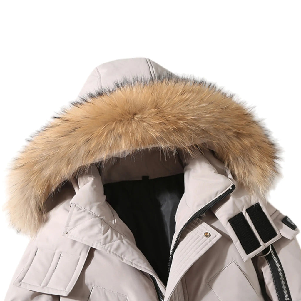 Parka Longue avec Capuche et Poches Fonctionnelles pour Homme | Idéal pour la Saison Hivernale