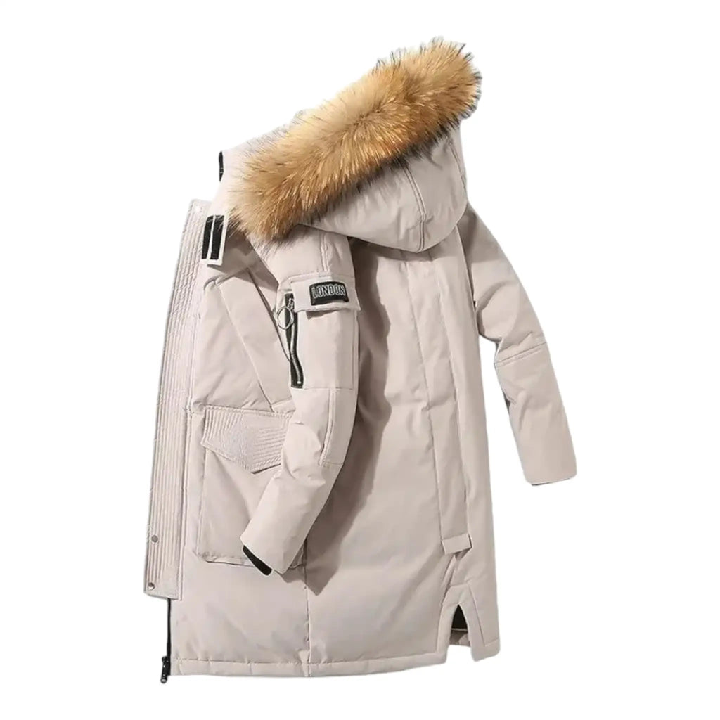Parka Longue avec Capuche et Poches Fonctionnelles pour Homme | Idéal pour la Saison Hivernale