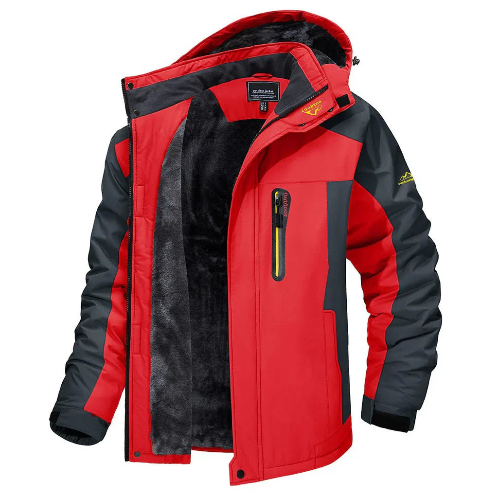 Parka Extérieure avec Capuche Réglable pour Homme | Idéale pour les Activités de Plein Air