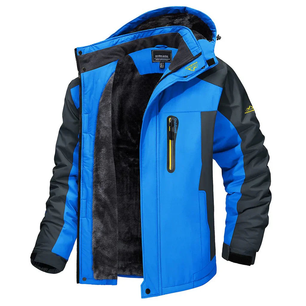 Parka Extérieure avec Capuche Réglable pour Homme | Idéale pour les Activités de Plein Air