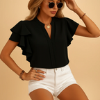 Blouse Sans Manches avec Coupe Ajustée pour Femme | Idéale pour le Bureau ou les Sorties