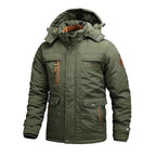 Veste d’Hiver avec Capuche Amovible pour Homme | Adaptée aux Activités en Plein Air