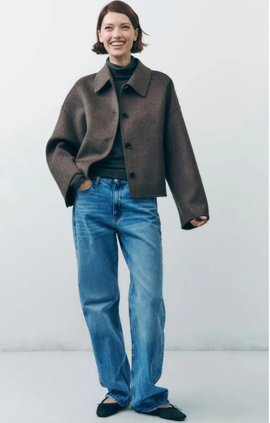 Veste Longue Ample pour Femme | Idéale pour L’Automne Et L’Hiver