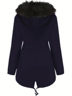 Parka à Capuche avec Fermeture Zippée pour Femmes | Idéale pour l’Automne et l’Hiver