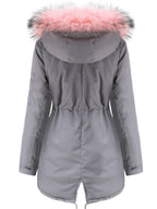 Parka à Capuche avec Fermeture Zippée pour Femmes | Idéale pour l’Automne et l’Hiver