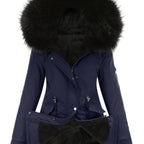 Parka à Capuche avec Fermeture Zippée pour Femmes | Idéale pour l’Automne et l’Hiver