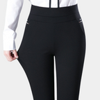 Pantalon Taille Haute Avec Élasticité Pour Femmes | Idéal Pour Travail Et Usage Quotidien