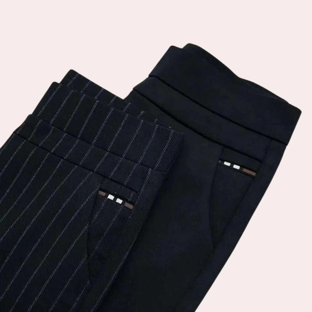 Pantalon Taille Haute Avec Élasticité Pour Femmes | Idéal Pour Travail Et Usage Quotidien