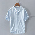 Chemise D’été À Manches Longues Avec Coupe Décontractée Pour Homme | Idéale Pour Les Journées Chaudes Ou Les Sorties Informelles