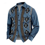 Veste avec Fermeture à Boutons et Col Montant pour Homme | Idéale pour l’Automne et l’Hiver