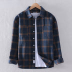 Chemise À Carreaux À Manches Longues Pour Homme | Idéale Pour Saison Automnale