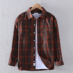 Chemise À Carreaux À Manches Longues Pour Homme | Idéale Pour Saison Automnale