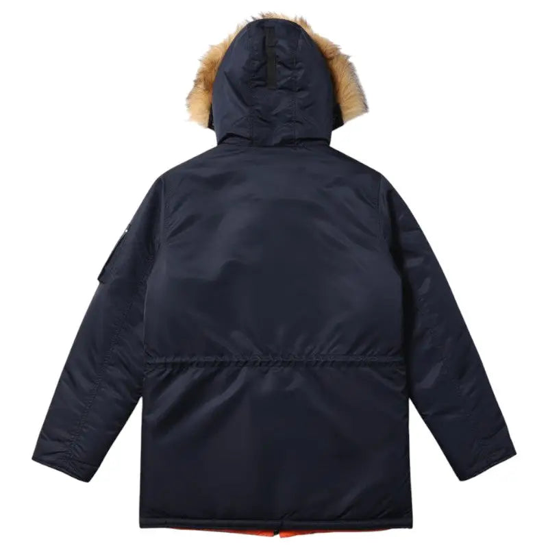 Parka à Col Amovible avec Poches Structurées pour Hommes | Idéale pour l’Hiver