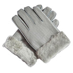 Gants Unisexes à Motif Uni pour Activités Quotidiennes | Idéal pour la Saison Froide