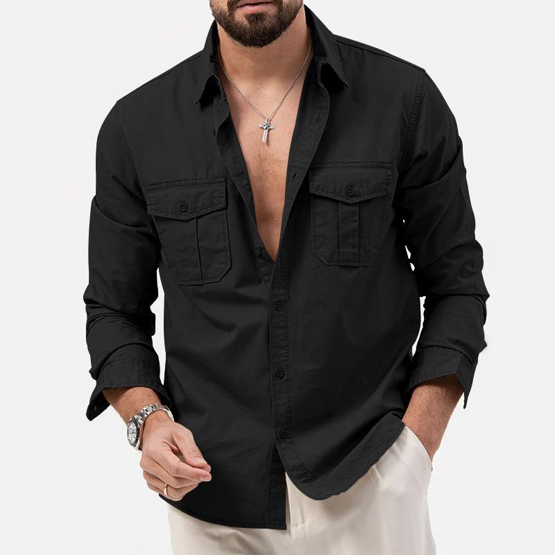 Blouse Cargo À Poches Pour Hommes | Idéal Pour Un Usage Quotidien