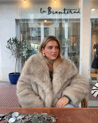 Manteau Long avec Coupe Ample et Manches Longues pour Femme | Idéal pour l’Hiver