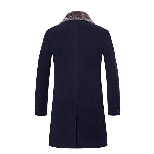 Veste Longue avec Coupe Droite et Éléments Réglables pour Homme | Idéal pour la Mi‑Saison
