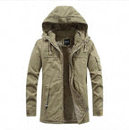 Manteau Long avec Capuche et Fermeture Zippée pour Hommes | Idéal pour l'Hiver