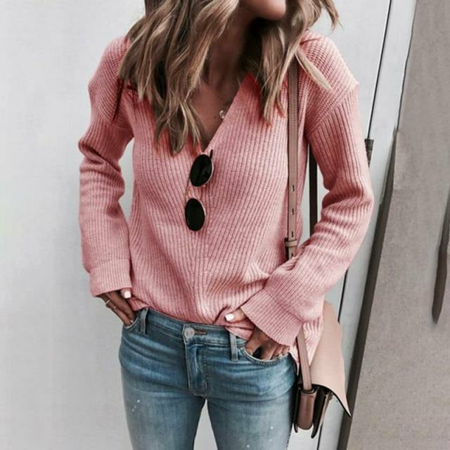 Pull En Tricot Avec Coupe Classique Pour Femmes | Adapté Aux Tenues Quotidiennes