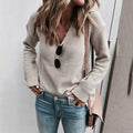 Pull En Tricot Avec Coupe Classique Pour Femmes | Adapté Aux Tenues Quotidiennes