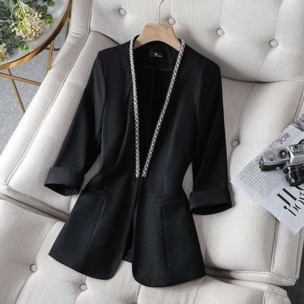 Blazer À Coupe Ajustée Avec Manches Longues Pour Femme | Idéal Pour Toutes Les Occasions Quotidiennes