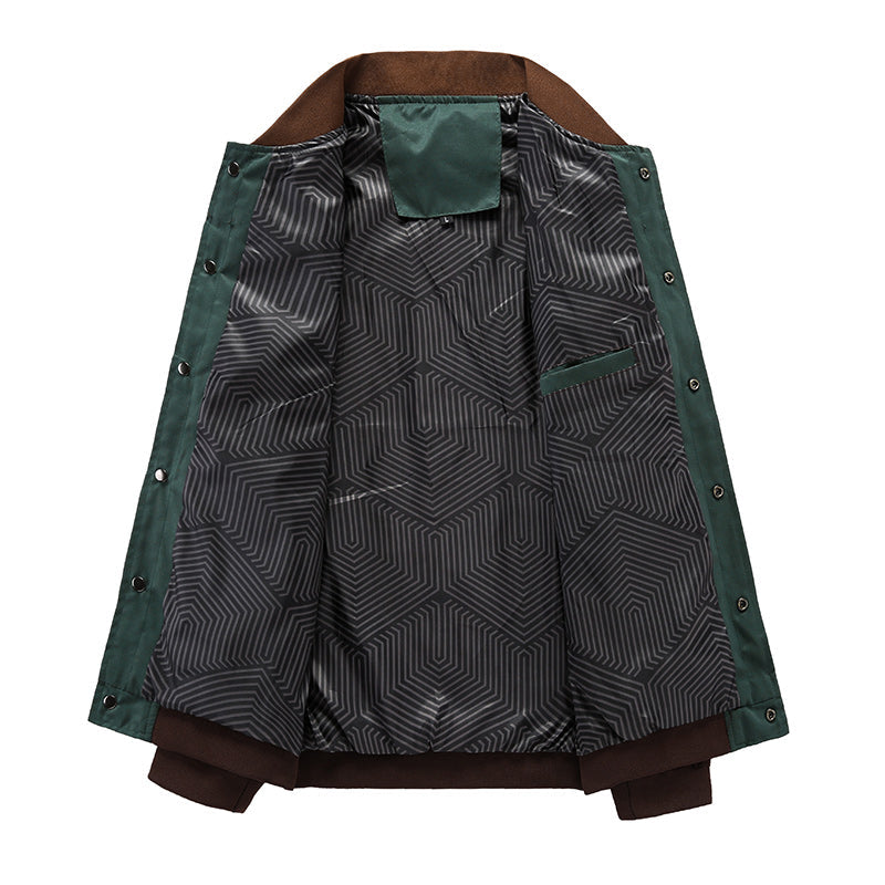 Veste De Transition Avec Finitions Côtelées Pour Homme | Idéal Pour La Mi-Saison