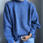 Pull Uni avec Coupe Ajustée pour Hommes | Idéal pour l’Automne et l’Hiver