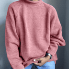 Pull Uni avec Coupe Ajustée pour Hommes | Idéal pour l’Automne et l’Hiver
