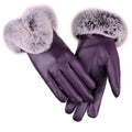Gants d’Hiver avec Bord en Fausse Fourrure pour Femme | Idéals pour les Journées Froides