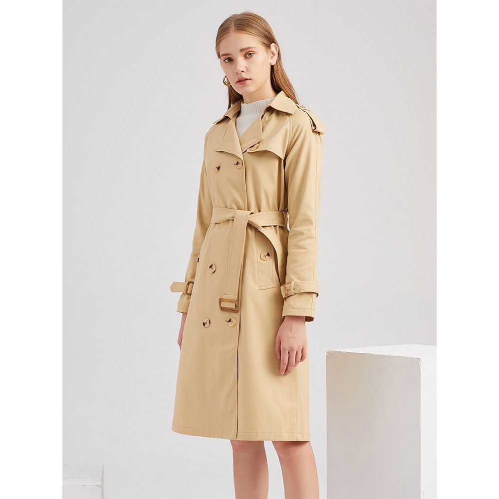 Trench-Coat Avec Ceinture Ajustable Pour Femme | Idéal Pour La Mi-Saison
