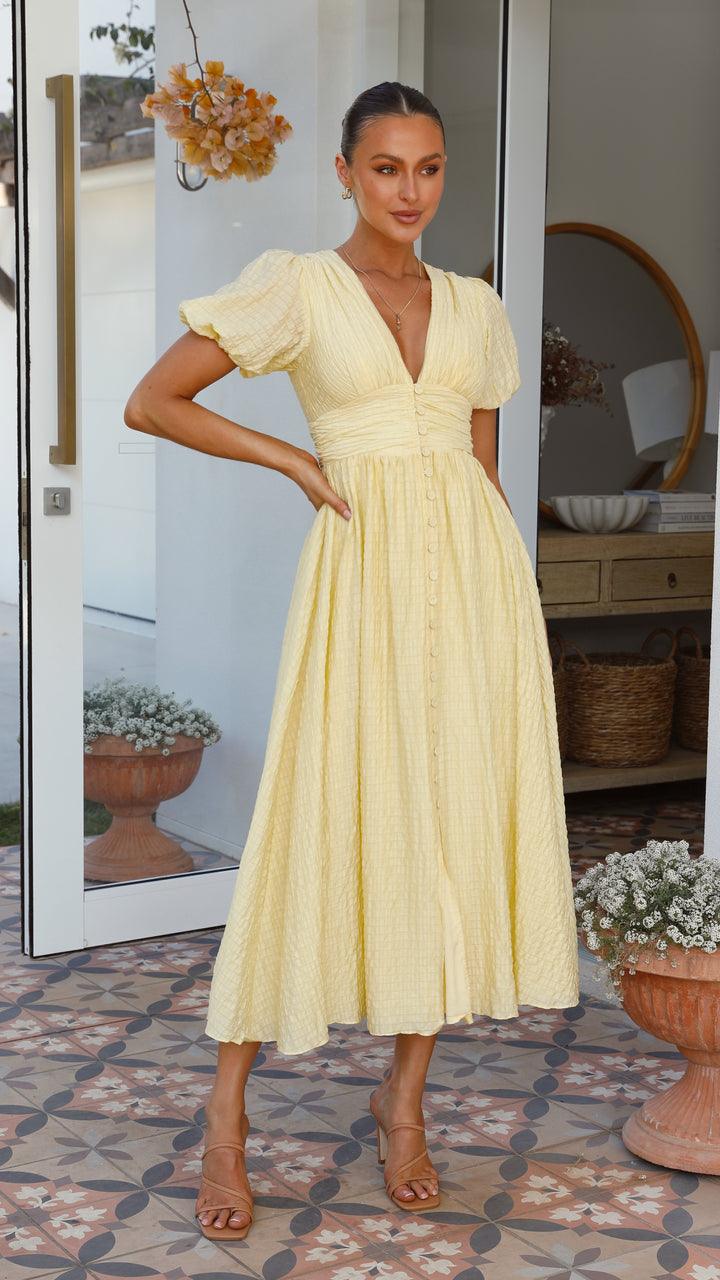 Robe Longue Fluide Avec Boutons Sur Le Devant Et Manches Longues Pour Femmes | Idéale Pour Toutes Les Saisons