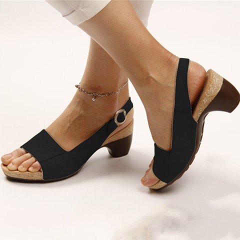 Sandales Avec Design Flexible Et Semelle Rembourrée Pour Femme | Idéal Pour L’été