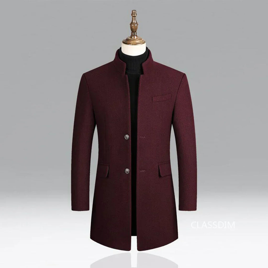 Manteau Long avec Fermeture Croisée pour Homme | Idéal pour les Occasions Formelles et Quotidiennes