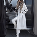 Manteau-Cardigan Long à Capuche pour Femmes | Idéal pour les Sorties Quotidiennes et les Soirées Décontractées