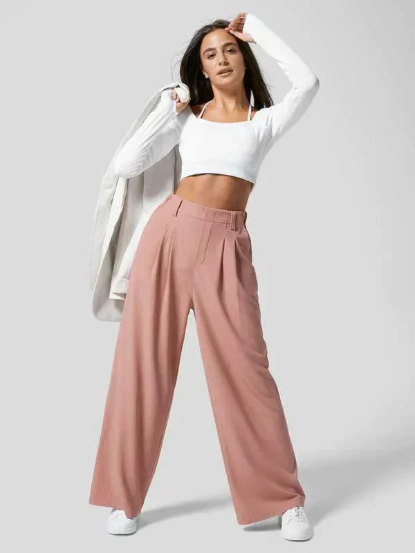 Pantalon Taille Haute Avec Coupe Ajustée Pour Femmes | Idéal Pour Un Usage Quotidien