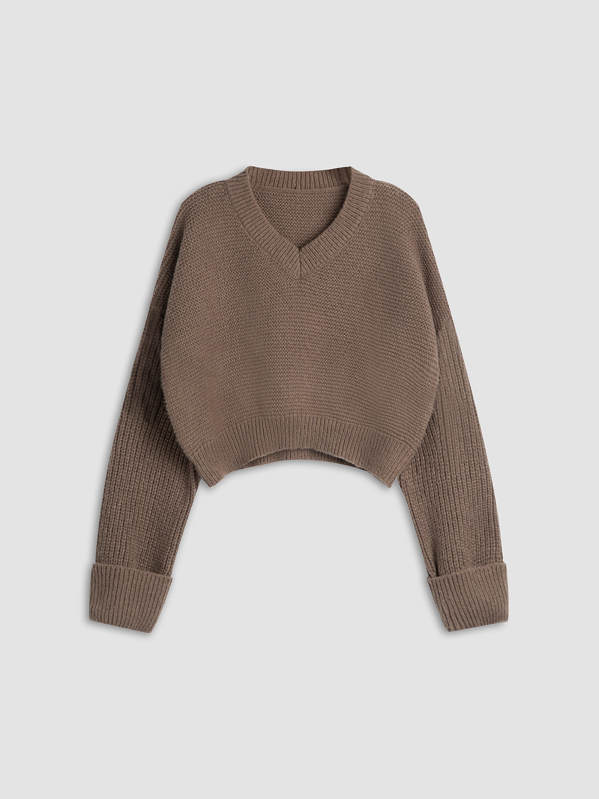 Pull Col V Uni Pour Femmes | Idéal Pour Le Quotidien