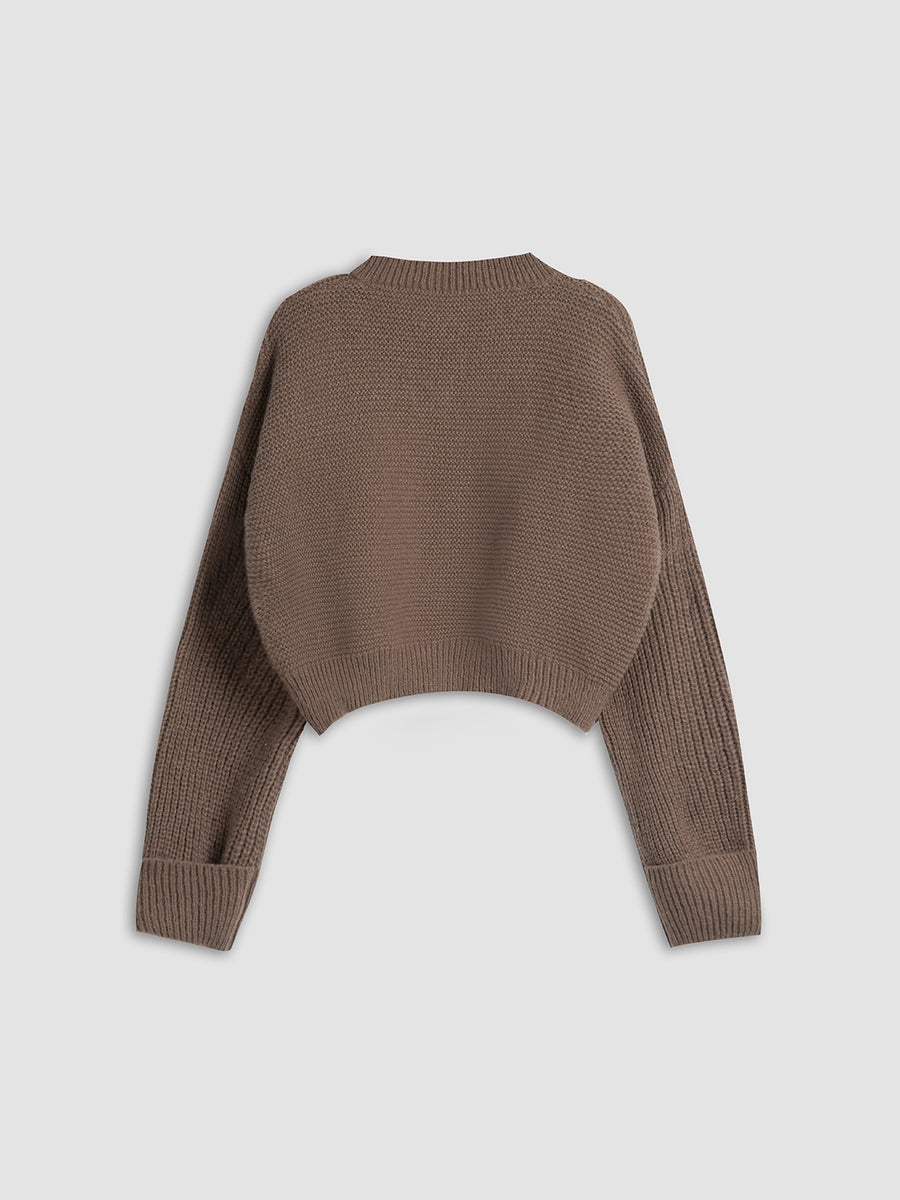 Pull Col V Uni Pour Femmes | Idéal Pour Le Quotidien
