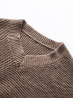 Pull Col V Uni Pour Femmes | Idéal Pour Le Quotidien