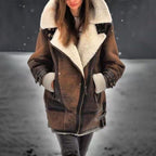 Manteau avec Col Oversize et Poches pour Femmes | Idéal pour l’Hiver