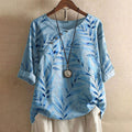 Blouse Oversize à Motif Floral avec Manches Longues pour Femme | Idéale pour les Saisons Chaudes