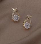 Boucles d’Oreilles Pendantes avec Motif Tressé pour Femmes | Idéales pour les Occasions Spéciales