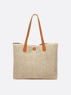 Sac En Paille Avec Poignées Longues Pour Femmes | Idéal Pour Usage Quotidien Et Sorties