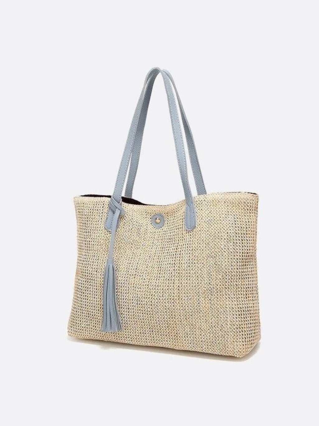 Sac En Paille Avec Poignées Longues Pour Femmes | Idéal Pour Usage Quotidien Et Sorties